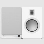 Kanto TUKMW-FG Pair of TUK Premium Bookshelf Active 2-way Bluetooth Speakers 260W White