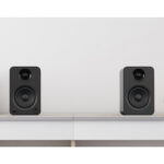 Kanto YU-CG Pair of YU Bookshelf Active 2-way Bluetooth Speakers 140W Black