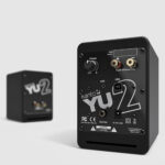 Kanto YU2MB-CG Pair of YU2 Bookshelf Active 2-way Speakers 100W Black