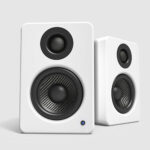 Kanto YU2MW-CG Pair of YU2 Bookshelf Active 2-way Speakers 100W White