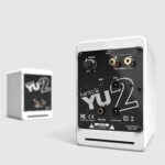 Kanto YU2MW-CG Pair of YU2 Bookshelf Active 2-way Speakers 100W White