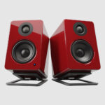 Kanto YU2MW-CG Pair of YU2 Bookshelf Active 2-way Speakers 100W White