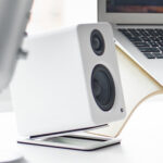 Kanto YU2WALNUT-CG Pair of YU2 Bookshelf Active 2-way Speakers 100W Walnut
