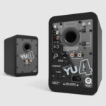 Kanto YU4MB-FG Pair of YU4 Bookshelf Active 2-way Bluetooth Speakers 140W Black