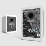 Kanto YU4MW-FG Pair of YU4 Bookshelf Active 2-way Bluetooth Speakers 140W White
