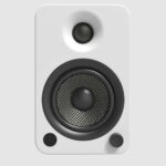 Kanto YU4WALNUT-FG Pair of YU4 Bookshelf Active 2-way Bluetooth Speakers 140W Walnut