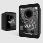Kanto YU6MB-FG Pair of YU6 Bookshelf Active 2-way Bluetooth Speakers 200W Black