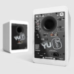 Kanto YU6MW-FG Pair of YU6 Bookshelf Active 2-way Bluetooth Speakers 200W White