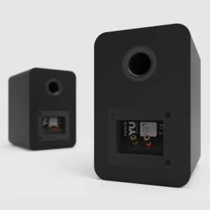 Kanto YUP4 Pair of YUP4 Passive Bookshelf 2-way Wired Speaker 70 W Black
