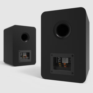 Kanto YUP6 Pair of YUP6 Passive Bookshelf 2-way Wired Speaker 100 W Black