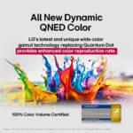 LG 75QNED82A6B QNED AI QNED82 2025 75″ 4K UHD QNED Smart TV D Black