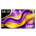 LG OLED65G55LW OLED evo AI G5 2025 65″ 4K UHD OLED Smart TV E Grey