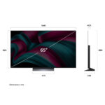 LG OLED65C55LA OLED evo AI C5 2025 65″ 4K UHD OLED Smart TV F Black