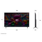 LG 55UA75006LA UHD AI UA75 2025 55″ 4K UHD Smart TV G Black