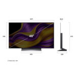 LG OLED48G56LS OLED evo AI G5 2025 48″ 4K UHD OLED Smart TV F Black