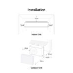 LG H18S1DA U18 DUALCOOL Planet Wall Type Inverter Air-Conditioner 18.000 BTU Dual vane, Freeze cleaning, Wi-Fi R32 A++/A+++ White
