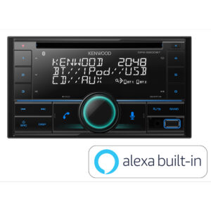 Kenwood DPX-5200BT Double Din CD/USB Car Receiver with Bluetooth Black