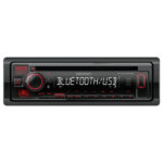 Kenwood KDC-BT460U Single Din CD/USB Car Receiver with Bluetooth Black