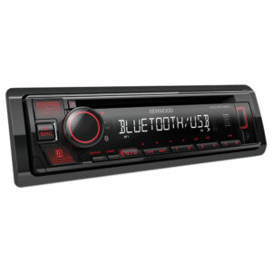 Kenwood KDC-BT460U Single Din CD/USB Car Receiver with Bluetooth Black