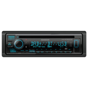 Kenwood KDC-BT560DAB Single Din CD/USB Car Receiver with Bluetooth & DAB+/FM Radio Black