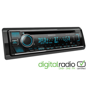 Kenwood KDC-BT760DAB Single Din CD/USB Car Receiver with Bluetooth & DAB+/FM Radio Black