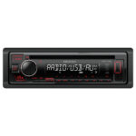 Kenwood KDC-130UR Single Din CD/USB Car Receiver Black