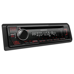 Kenwood KDC-130UR Single Din CD/USB Car Receiver Black
