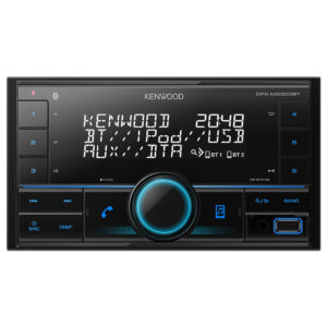 Kenwood DPX-M3300BT Double Din Car Receiver with Bluetooth Black