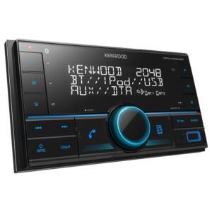 Kenwood DPX-M3300BT Double Din Car Receiver with Bluetooth Black