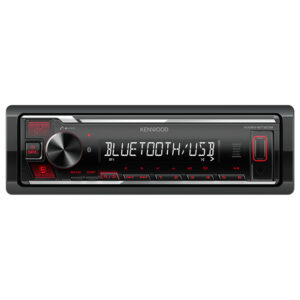 Kenwood KMM-BT209 Single Din Car Receiver with Bluetooth Black