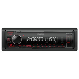 Kenwood KMM-105RY Single Din USB & AUX Car Receiver Black