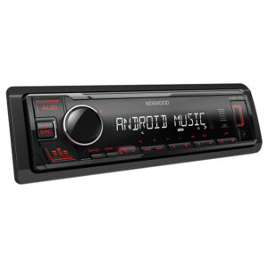 Kenwood KMM-105RY Single Din USB & AUX Car Receiver Black