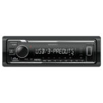 Kenwood KMM-106 Single Din USB Car Receiver Black