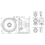 Kenwood KFC-XS1704 XS-series 17cm/6.75" 2-Way 45W(RMS) Component Speaker Set