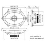 Kenwood KFC-PS5796C PS-series 5"x7" Oval 2-Way 80W(RMS) Speaker Set