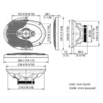 Kenwood KFC-PS6996 PS-series 6"x9" Oval 5-Way 150W(RMS) Speaker Set