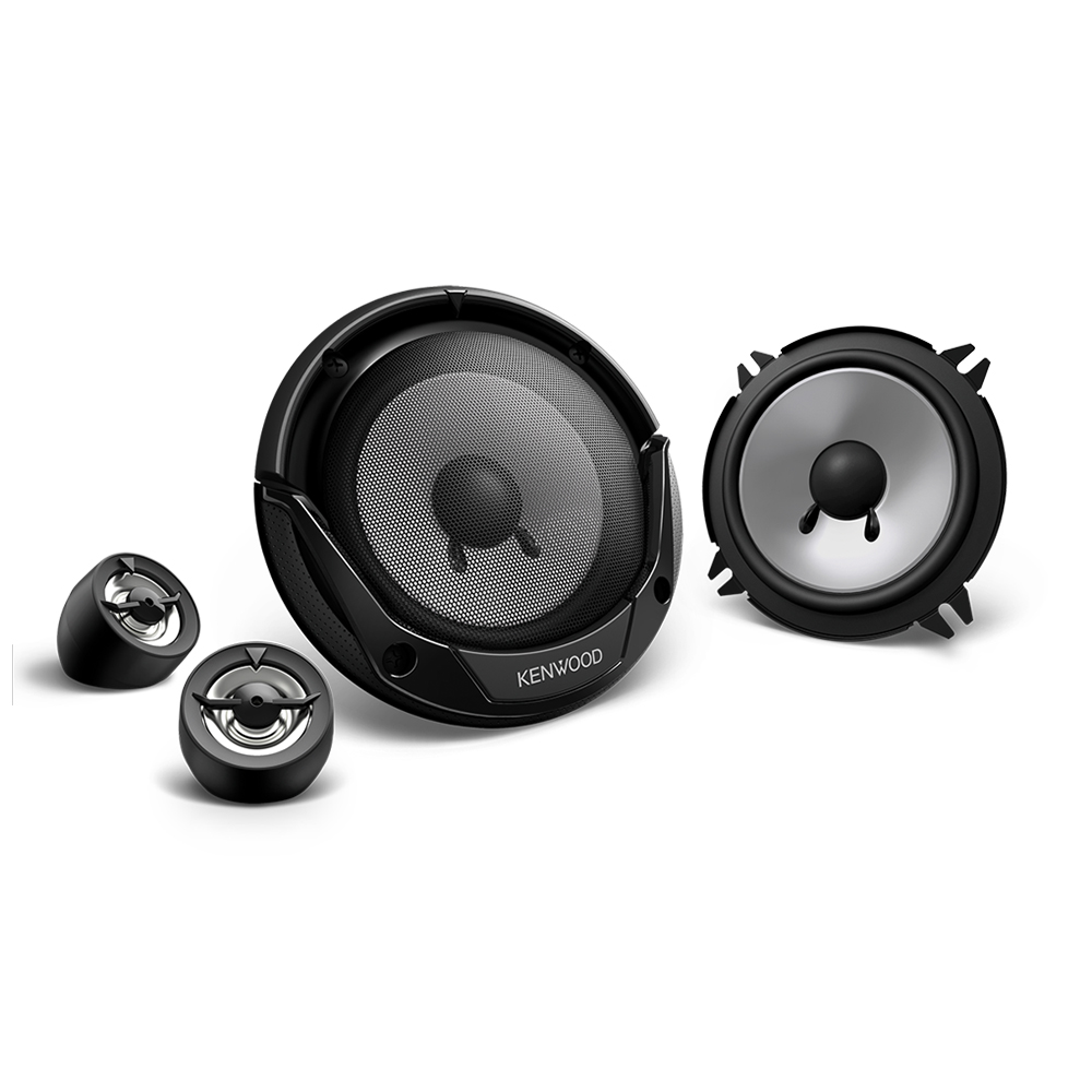 SKU1003812 Kenwood KFC-E130P E-series 13cm/5.25" 2-Way 30W(RMS) Component Speaker Set
