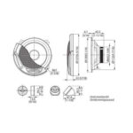 Kenwood KFC-E130P E-series 13cm/5.25" 2-Way 30W(RMS) Component Speaker Set