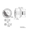 Kenwood KFC-E170P E-series 17cm/6.75" 2-Way 30W(RMS) Component Speaker Set