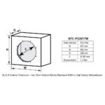 Kenwood KFC-PS3017W PS-Series 30cm/12" 400W(RMS) Car Subwoofer