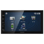 Kenwood DMX129BT Double Din 6.8” WVGA Digital Media AV Receiver with Bluetooth & USB Android Mirroring Black