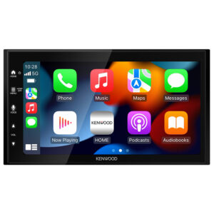Kenwood DMX-5020BTS Double Din 6.8” WVGA Digital AV Receiver with Bluetooth & USB Android Mirroring Black