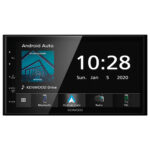 Kenwood DMX-5020BTS Double Din 6.8” WVGA Digital AV Receiver with Bluetooth & USB Android Mirroring Black