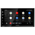 Kenwood DMX-7722DABS Double Din 6.8” WVGA Digital AV Receiver with Bluetooth, USB Android Mirroring & DAB+/FM Radio Black