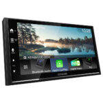 Kenwood DMX-7722DABS Double Din 6.8” WVGA Digital AV Receiver with Bluetooth, USB Android Mirroring & DAB+/FM Radio Black