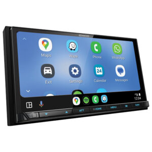 Kenwood DMX-8021DABS Double Din 7.0” WVGA Digital AV Receiver with Bluetooth, USB Android Mirroring & DAB+/FM Radio Black