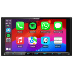 Kenwood DMX-8021DABS Double Din 7.0” WVGA Digital AV Receiver with Bluetooth, USB Android Mirroring & DAB+/FM Radio Black