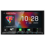 Kenwood DMX-8021DABS Double Din 7.0” WVGA Digital AV Receiver with Bluetooth, USB Android Mirroring & DAB+/FM Radio Black