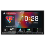 Kenwood DMX-8021DABS Double Din 7.0” WVGA Digital AV Receiver with Bluetooth, USB Android Mirroring & DAB+/FM Radio Black