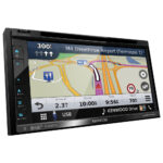 Kenwood DNX-5190DABS Double Din 6.8” WVGA Digital AV Receiver with Bluetooth & Garmin Navigation Black